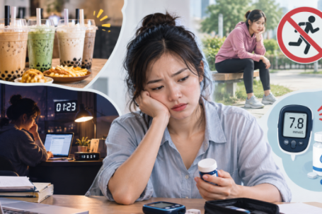 Cả tuần trà sữa, thức khuya, không thể dục, U30 'kè kè' túi thuốc tiểu đường