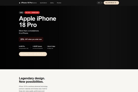 Sốt iPhone 18, kẻ gian tạo web giả mạo giăng bẫy người dùng