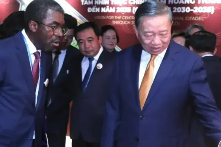 Tổng Bí thư, Chủ tịch nước Tô Lâm dự lễ khởi công phục dựng điện Kính Thiên