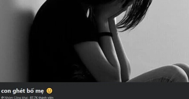 Xuất hiện hội nhóm "con ghét bố mẹ" trên Facebook với gần 90 nghìn thành viên