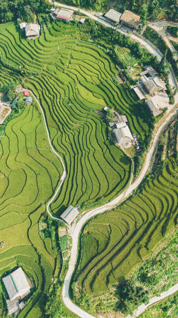Khung cảnh xanh mướt, bình yên mà hoang sơ của Xà Phìn khiến nhiều nhiếp ảnh tìm tới sáng tác. Ảnh: Vũ Mừng