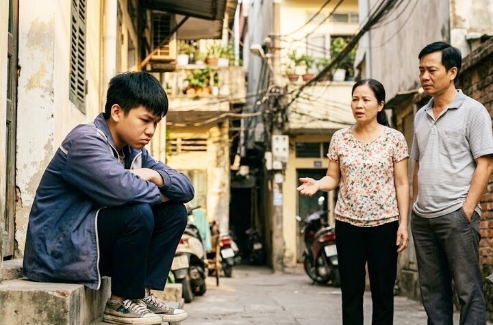 Theo chuyên gia, thay vì lập tức coi con là “ương bướng”, cha mẹ nên cố gắng tìm hiểu điều gì khiến trẻ phản ứng như vậy. (Ảnh minh họa: AI)
