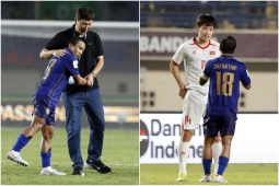 "Messi Thái" thân thiện sau đại chiến, có cử chỉ thân mật cùng HLV Kim Sang Sik