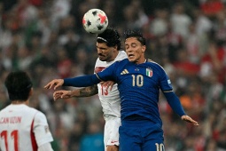 Video bóng đá Thổ Nhĩ Kỳ - Italia: Đại tiệc 5 bàn (Nations League)