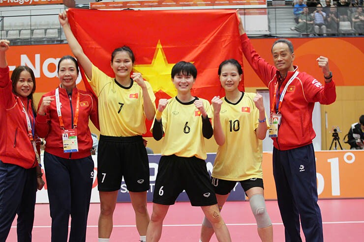 Rực rỡ cầu mây nữ Việt Nam hạ đẹp Philippines, đoạt HCV ASIAD sau 20 năm - 9
