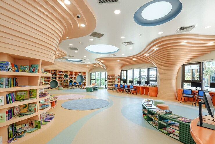 Vin Nexus Center: Trường học hạnh phúc hình trái tim và những gam màu rất “lạ”