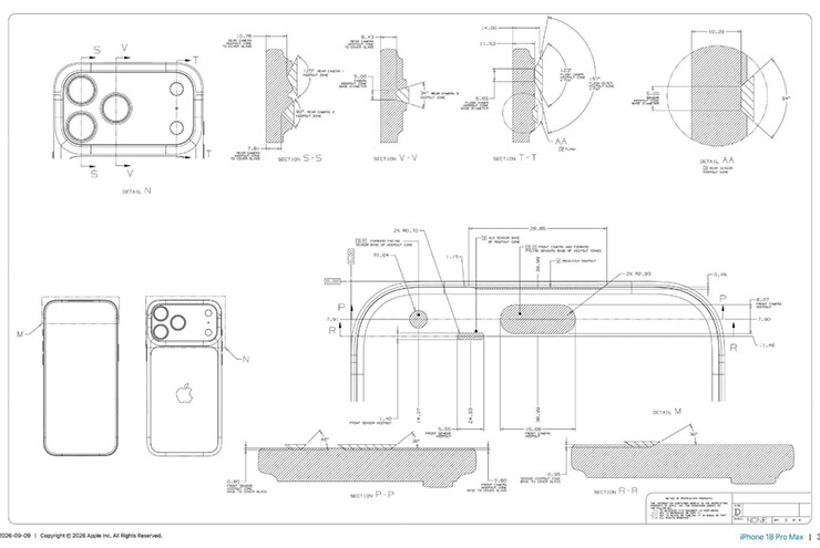 Apple công khai bản vẽ 3D iPhone 18 Pro, hàng nhái vẫn khó sao chép - 4