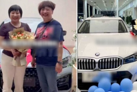 Chủ quán ăn tặng ô tô BMW cho nhân viên để khỏi phải dầm mưa dãi nắng