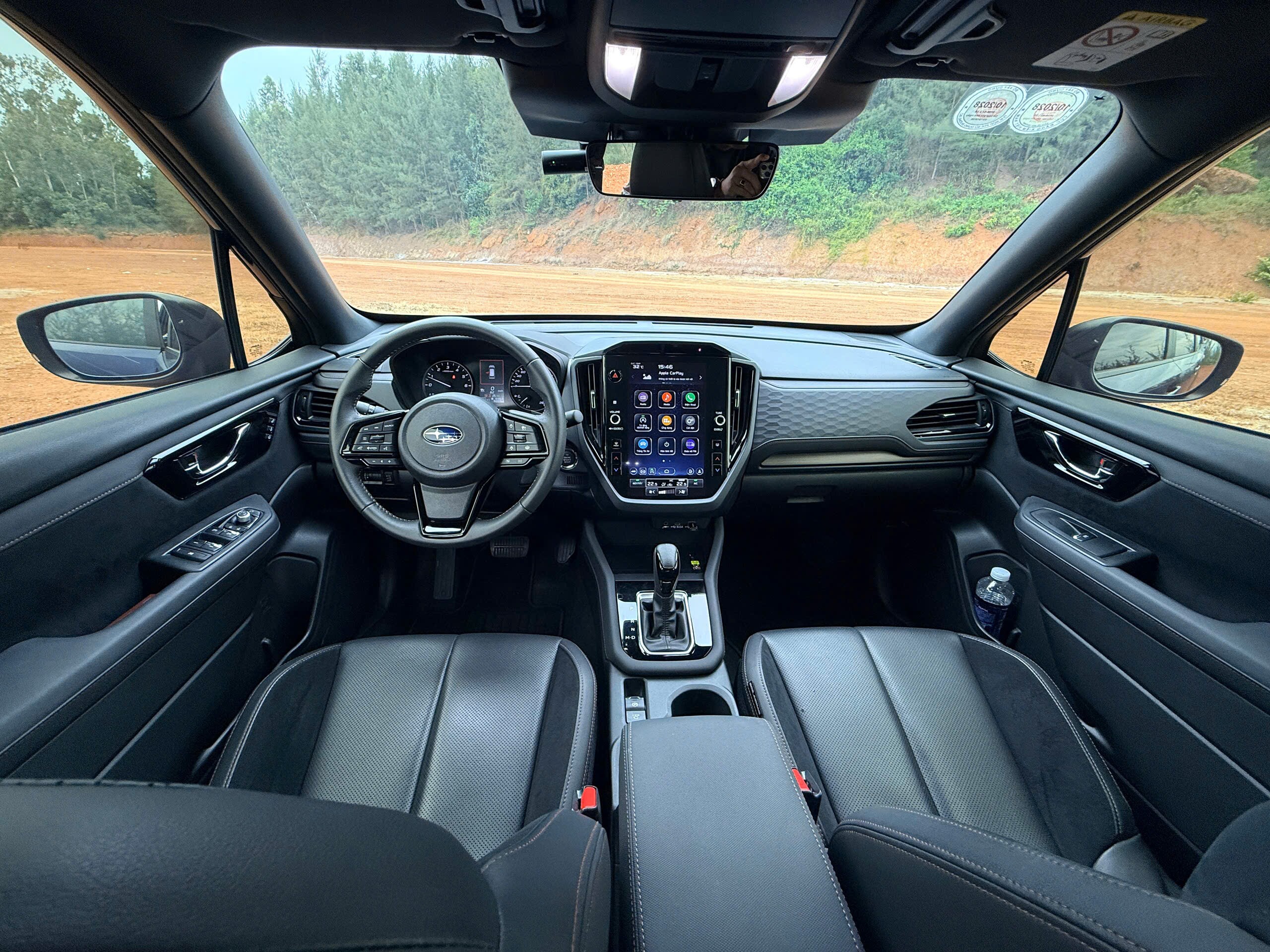 Thiết kế nội thất của Forester thiên về công năng hơn là sự hào nhoáng.