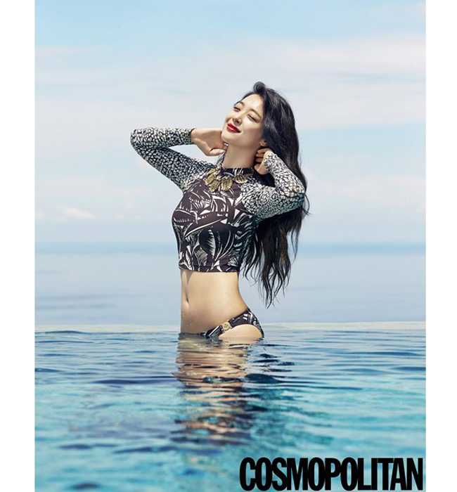 Bí quyết cho hình thể chuẩn của&nbsp;Sulli khá độc đáo.&nbsp;Đó là thổi phồng một chiếc túi nilon cỡ trung cho nó phồng lên như quả bóng. Sau đó, dùng chân tâng túi nilon này trong không trung, cố gắng giữ được càng lâu càng tốt.
