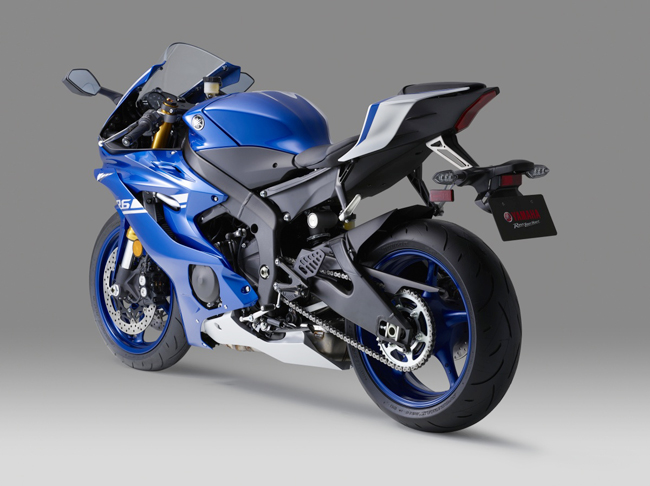 Đèn hậu của YZF-R6 thế hệ mới.
