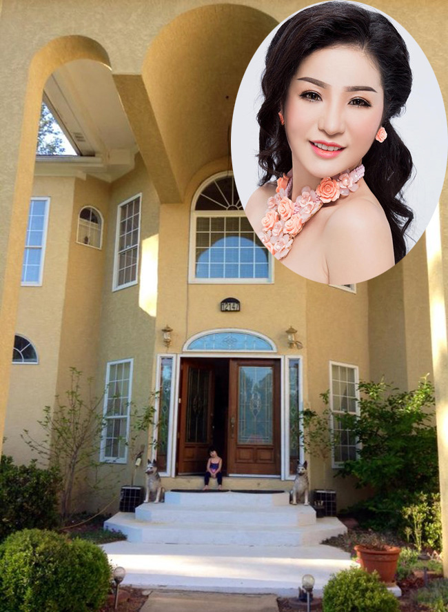 Căn biệt thự của danh hài Thúy Nga lộng lẫy và rộng rãi.