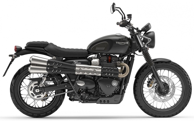 Vay mượn khá nhiều từ dòng Street Twin, Triumph Street Scrambler 2017 vẫn mang trên mình hình bóng của phiên bản tiền nhiệm T100 Scrambler, nhưng theo hướng tích cực và tốt hơn nhiều thế hệ trước.
