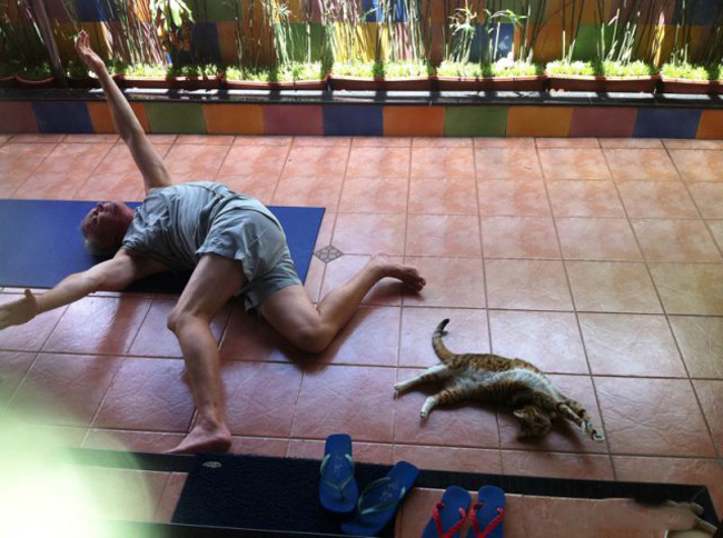 Chúng mình cùng tập yoga nhé.