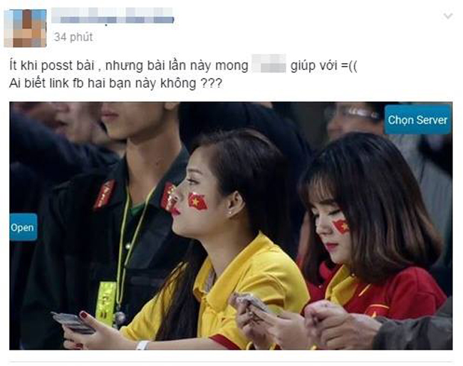 Sau trận bán kết lượt về AFF Suzuki Cup 2016 tối qua &#40;7.12&#41;,&nbsp;hai fan nữ xinh đẹp với vẻ mặt thất thần khi Việt Nam thua trận khiến dân mạng lùng sục.&nbsp;