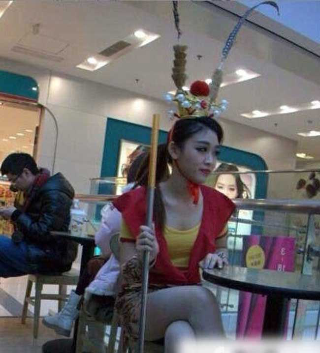 Wow, có cả &#34;nữ Tề Thiên Đại Thánh&#34; kìa.