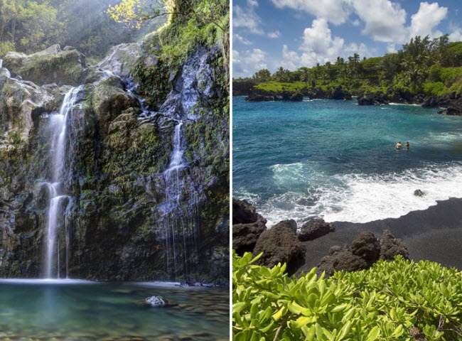 Maui, Hawaii: Núi lửa, thác nước, bãi biển cát đen, rừng nhiệt đới và nước biển xanh như ngọc là những điều thú vị mà du&nbsp;khách có thể tìm thấy trên hòn đảo này.