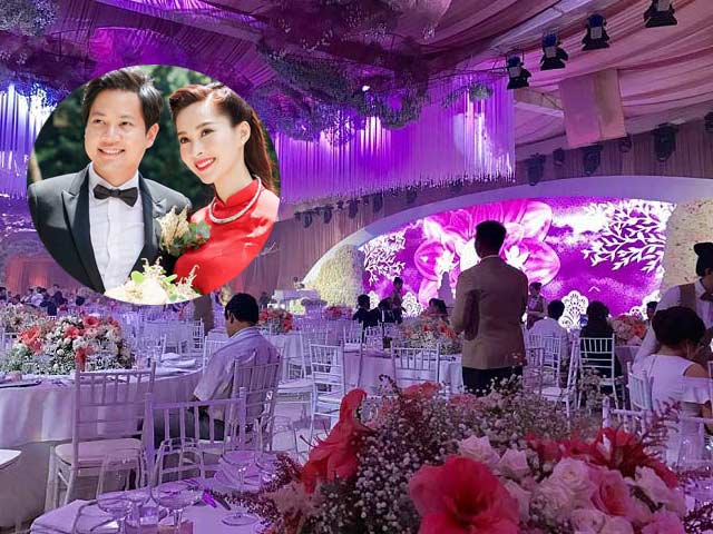 Tiệc cưới lộng lẫy, xa hoa của Hoa hậu Thu Thảo và chồng đại gia