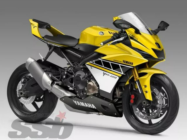 Xem trước môtô ”khủng” 2018 Yamaha R-09