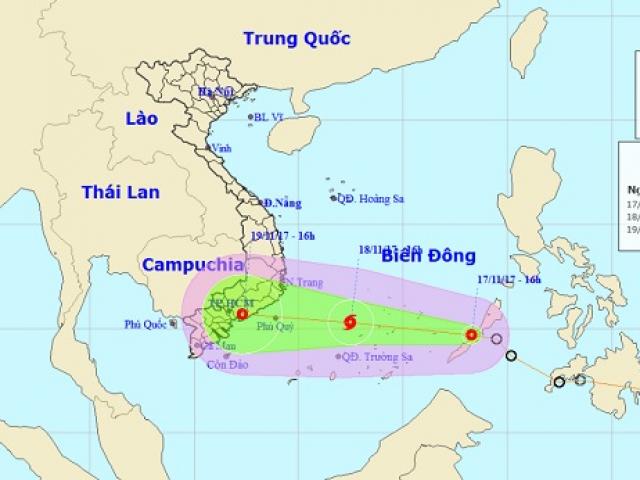 Áp thấp nhiệt đới giật cấp 9 di chuyển “thần tốc” vào Biển Đông