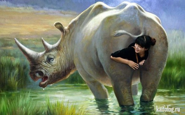 Ô hay, cô này ở đâu mà lại chui ra đây?