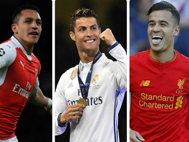 Ronaldo “hạ song điêu”: Gạ Coutinho và Sanchez, thêm vây cánh xưng bá