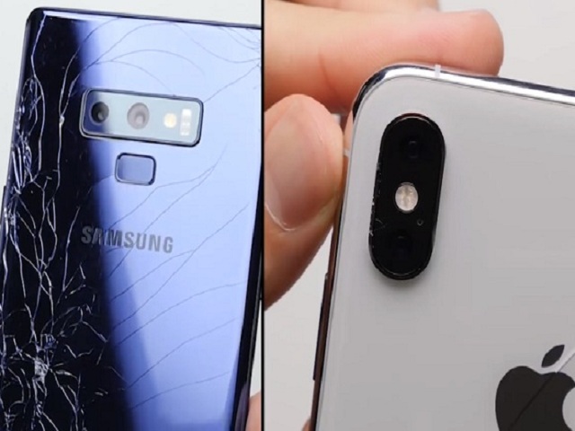 Thời trang Hi-tech - iPhone XS Max đối đầu "gay cấn" với Note 9 trong bài thử nghiệm thử độ bền