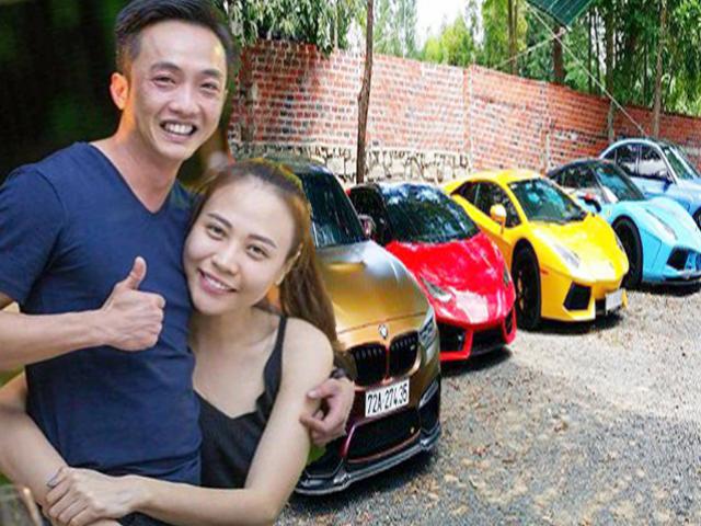 Cường Đô La công khai gọi Đàm Thu Trang là vợ, khoe dàn siêu xe trăm tỷ