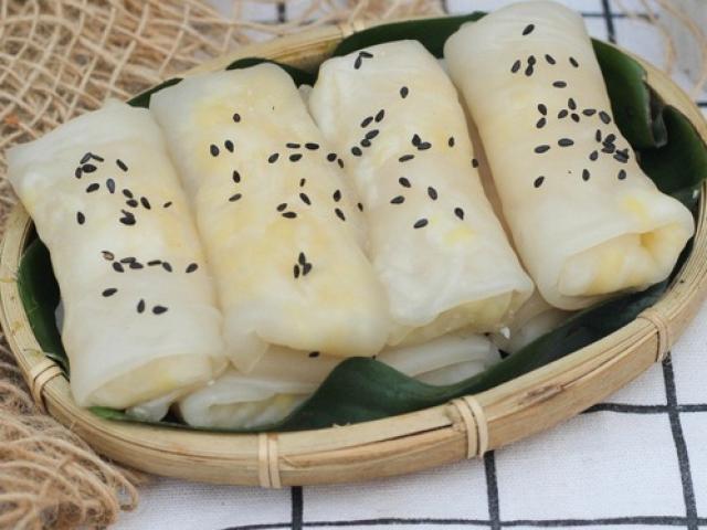 Ẩm thực - Công thức làm bánh cuốn ngọt chuẩn vị Sài Gòn