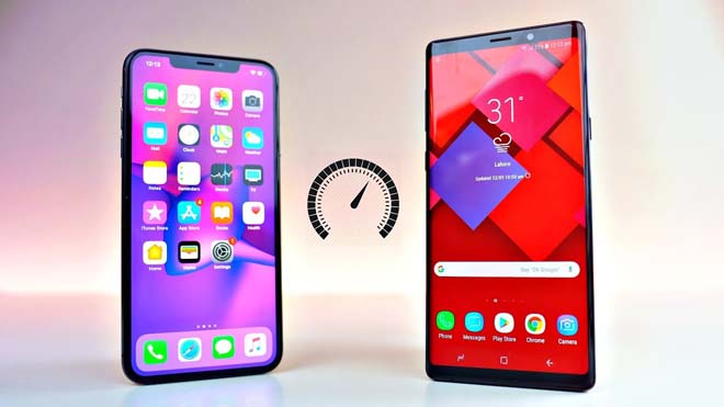iphone xs vs note 9