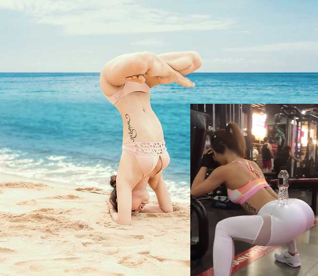 Ca sĩ Phương Trinh Jolie sở hữu vòng 3 lên tới 95cm. Đó là thành quả của việc tập gym và yoga kiên trì trong nhiều năm liền.&nbsp;