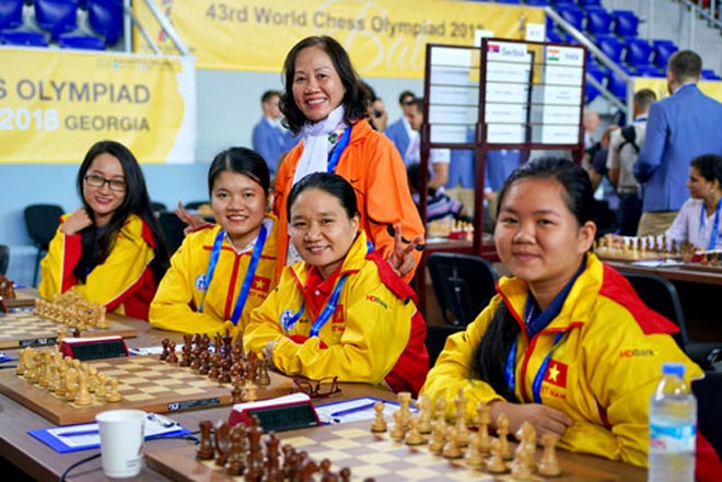 Tin thể thao HOT 1/10: Tuyển cờ vua nữ Việt Nam &#34;đè bẹp&#34; đối thủ ở Olympiad - 1