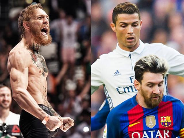 Sốc: McGregor đánh Khabib 1 trận bằng Messi - Ronaldo ”cày” 1 năm