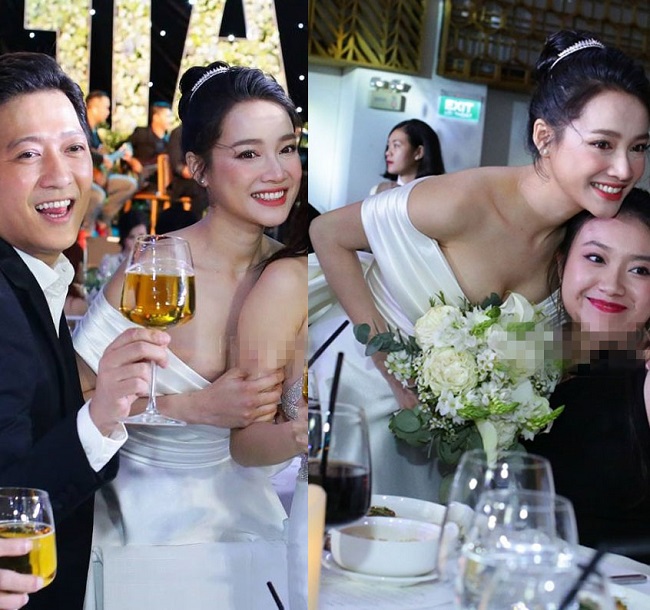 Có thể thấy, chiếc váy trông càng sexy hơn khi Nhã Phương vô tình cúi xuống.&nbsp;