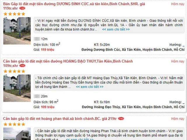 Tài chính - Bất động sản - Cẩn thận trước thông tin rao bán bất động sản trên mạng