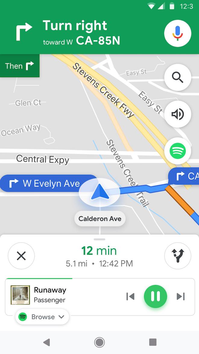 Google Maps tích hợp Spotify để... âm nhạc dẫn dắt hành trình - 1