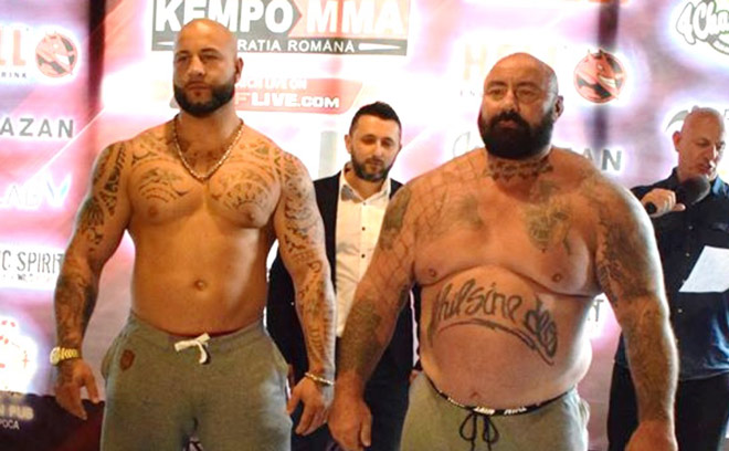 Đại chiến người khổng lồ MMA: Lấy bụng đè người, võ sỹ 150kg &#34;hết oxy&#34; - 1