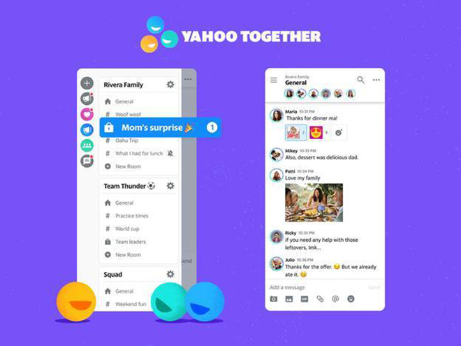 Yahoo chính thức trở lại với trình nhắn tin Yahoo Together - 1