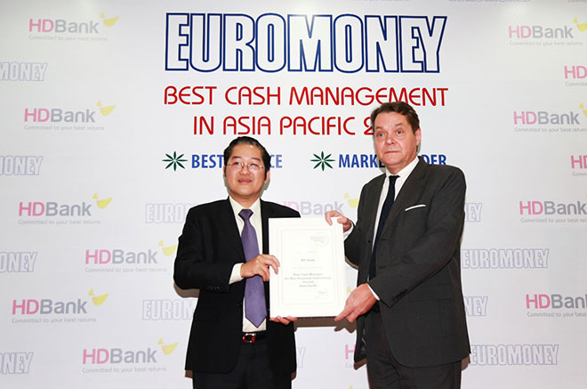 HDBank – Ngân hàng có dịch vụ quản lý tiền mặt tốt nhất Châu Á, TBD năm 2018 - 1