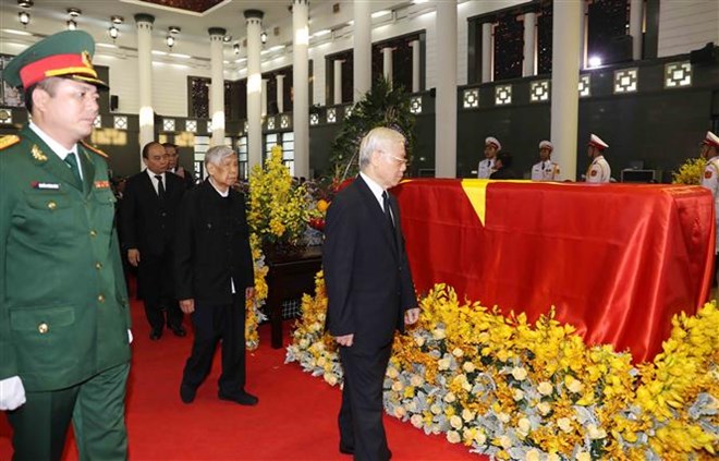 Lễ viếng Nguyên Tổng Bí thư Đỗ Mười - 23