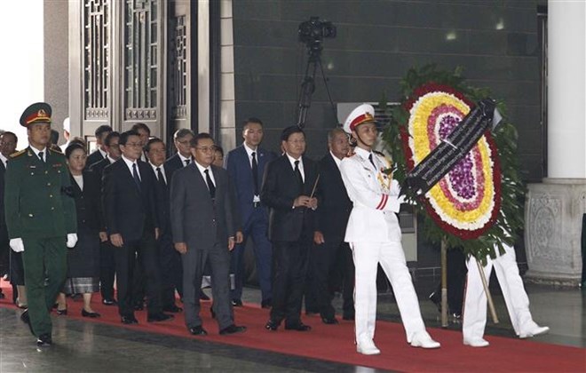 Lễ viếng Nguyên Tổng Bí thư Đỗ Mười - 1