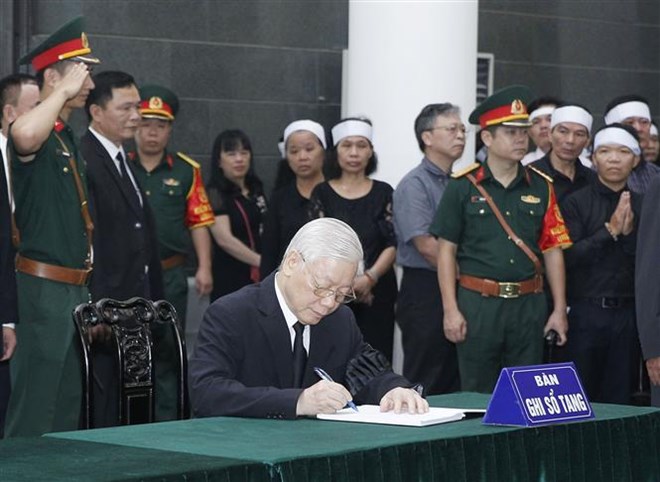 Lễ viếng Nguyên Tổng Bí thư Đỗ Mười - 22
