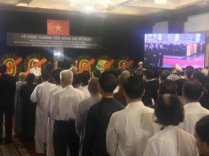 Lễ an táng nguyên Tổng Bí thư Đỗ Mười tại quê nhà - 20