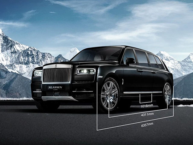 Tin tức ô tô - Rolls-Royce Cullinan độ kéo dài trục cơ sở bởi hãng độ Đức