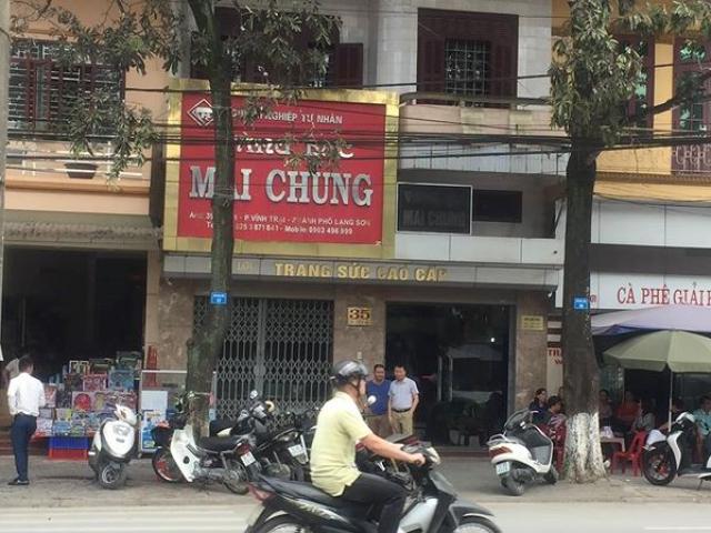 Chủ tiệm ở trung tâm Lạng Sơn báo bị trộm nhiều vàng, bạc