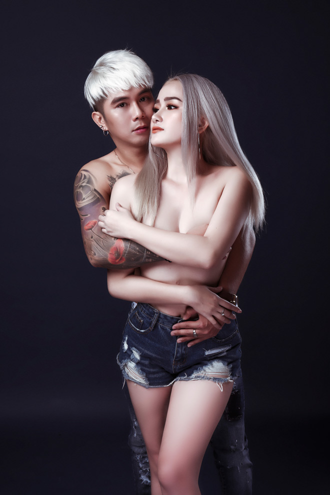 Khánh Đơn và người tình 9X táo bạo bán nude kỷ niệm ngày yêu nhau - 1