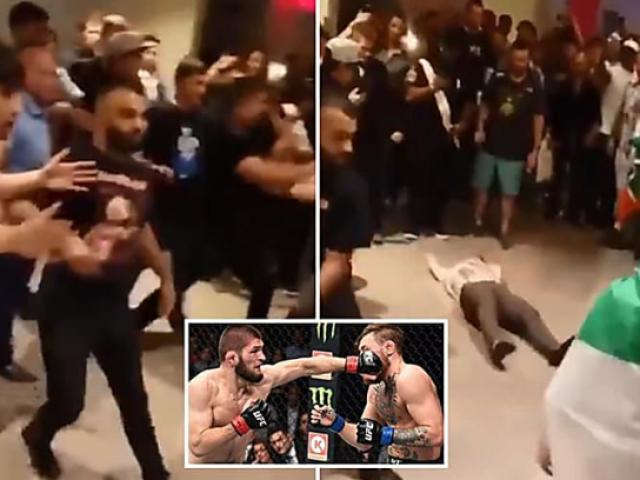 Thể thao - "Gã điên UFC" McGregor thua toàn diện: CĐV cũng bị fan Khabib đả bại