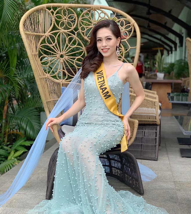 Á hậu Phương Nga tiết lộ bí quyết nổi bật ở Hoa hậu Hòa bình - 1