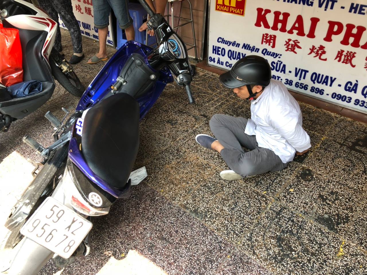 Nổ 5 phát súng truy bắt tên cướp, trinh sát 2 lần bị xịt hơi cay vào mắt - 1