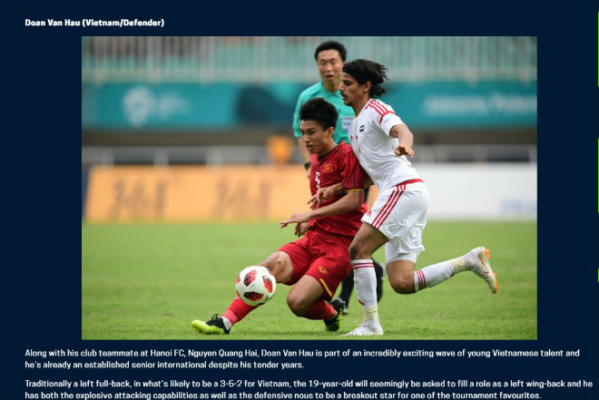 &#34;Gareth Bale&#34; Việt Nam được trang chủ AFF Cup ca ngợi công thủ toàn diện - 1